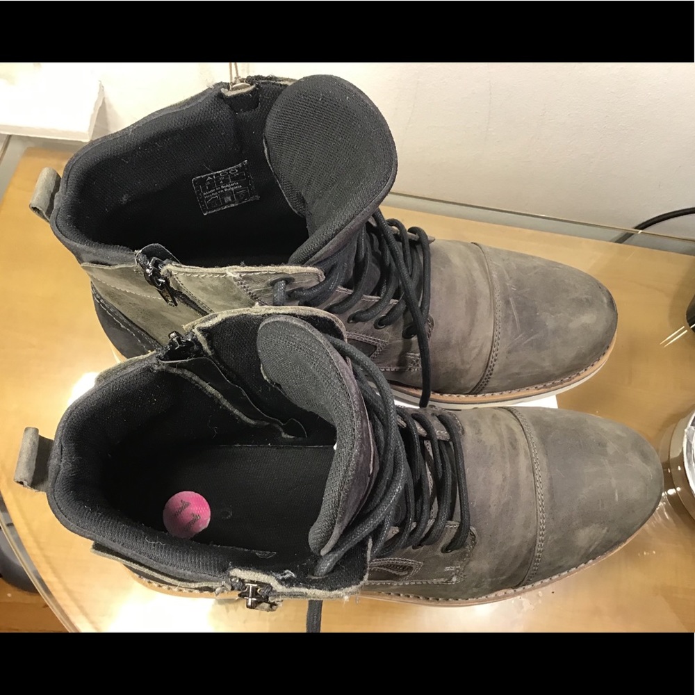 Aldo - Men's Casual Boot - Gray, Size 11. - Picture 7 of 14